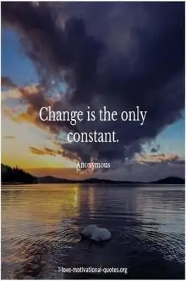 short quote about change