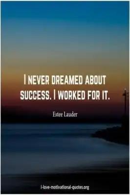 Estee Lauder quotes about success