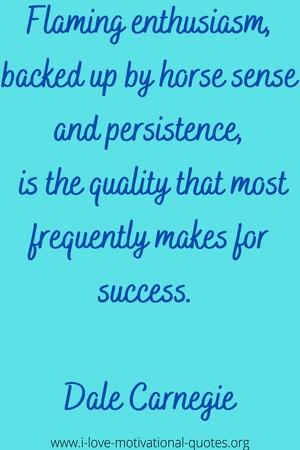 enthusiasm and success