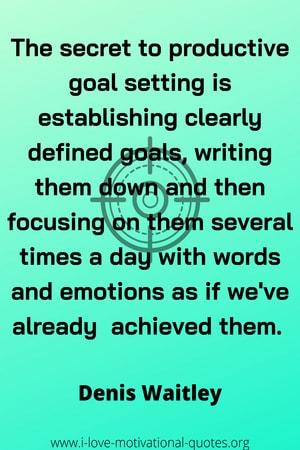 goal setting and success