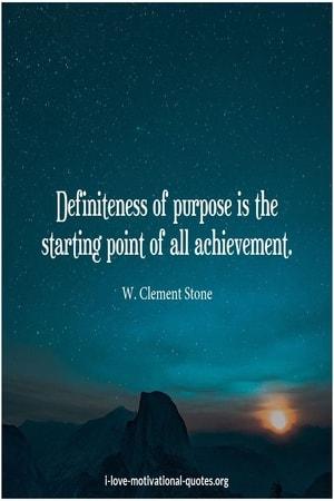W. Clement Stone quotes on achievement