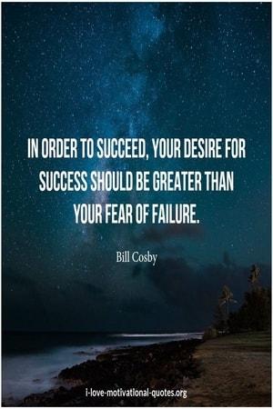 Bill Cosby on failure