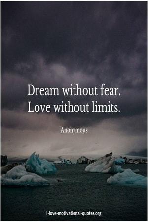 quotes about fear and love