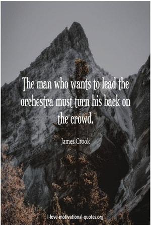 James Crook on leadership