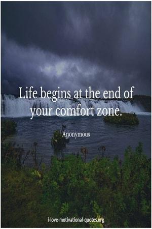 quotes about life and comfort zone