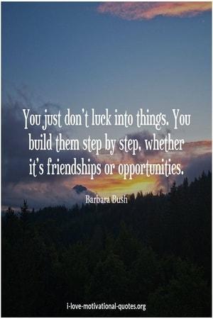 Barbara Bush's quotes on opportunity
