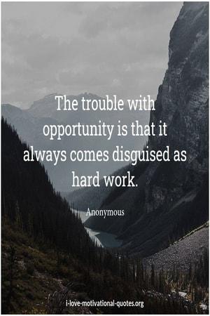 opportunity sayings