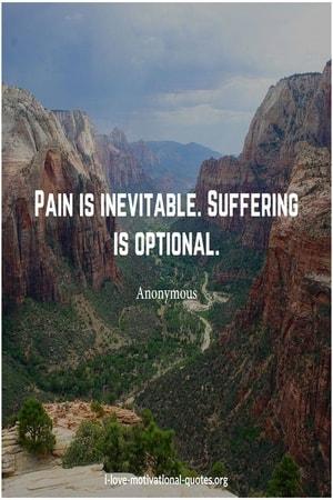 short quotes about pain