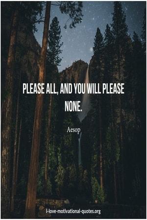 Aesop short quotes and sayings
