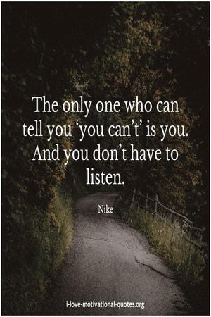 Nike sayings
