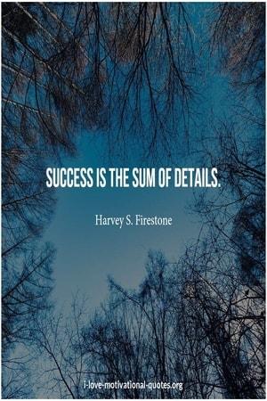 Harvey S. Firestone quotes on success