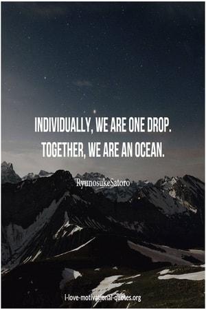 Satoro's quotes about teamwork