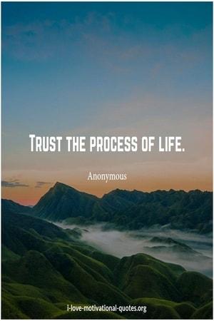 Sayings about life and trust