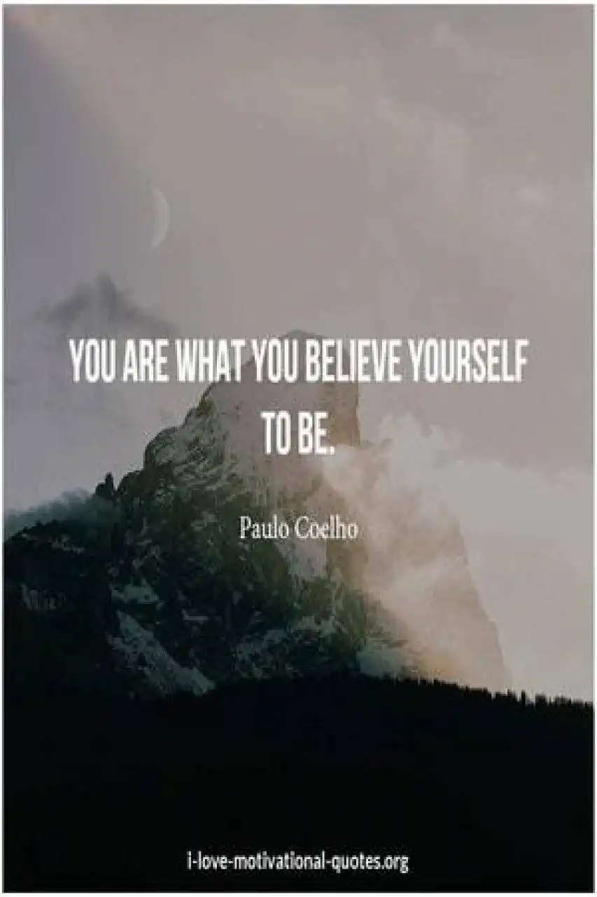 Paulo Coelho quote about believe yourself