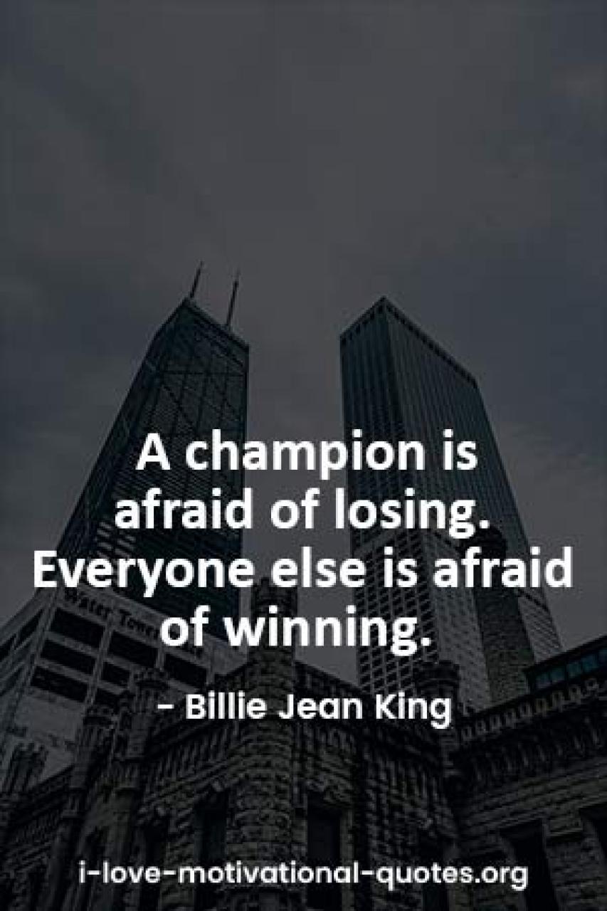 Billie Jean King quotes