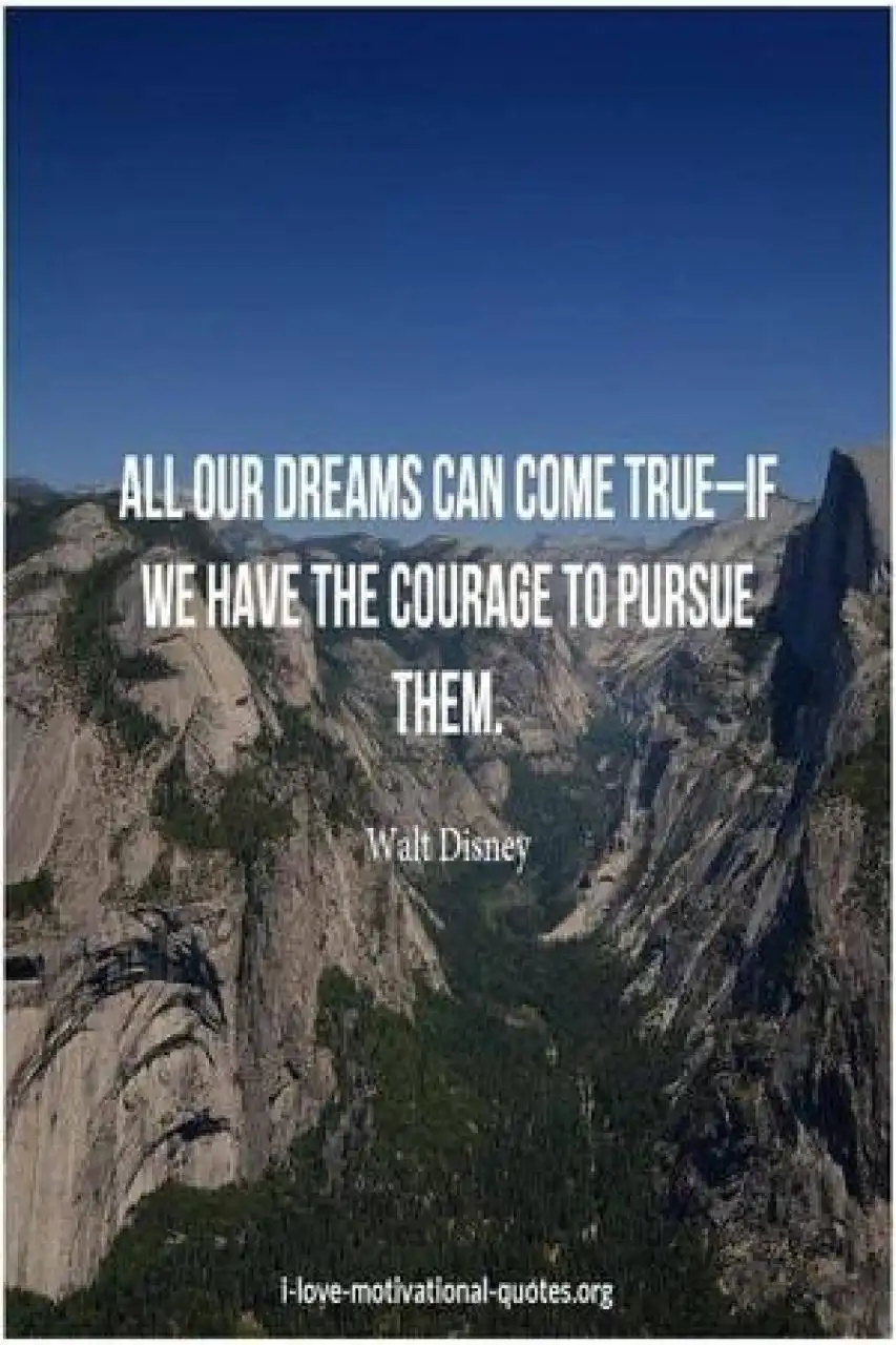 Walt Disney sayings on courage
