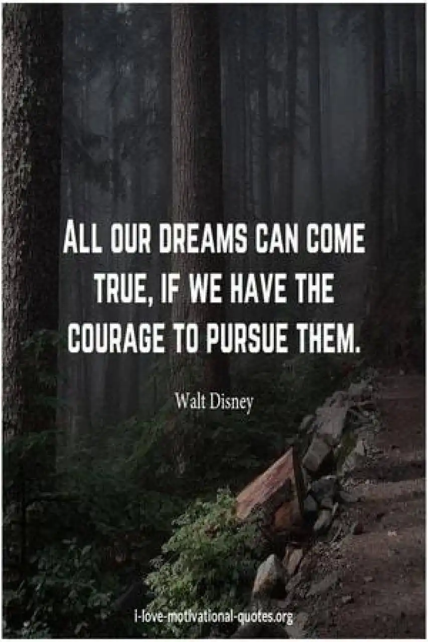 Walt Disney on courage