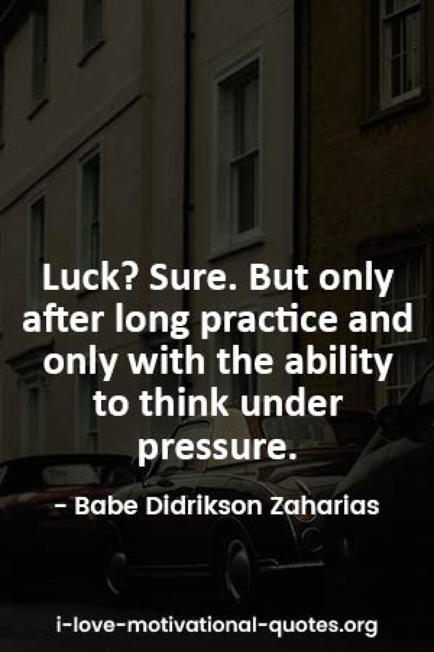 Babe Didrikson Zacharias quotes