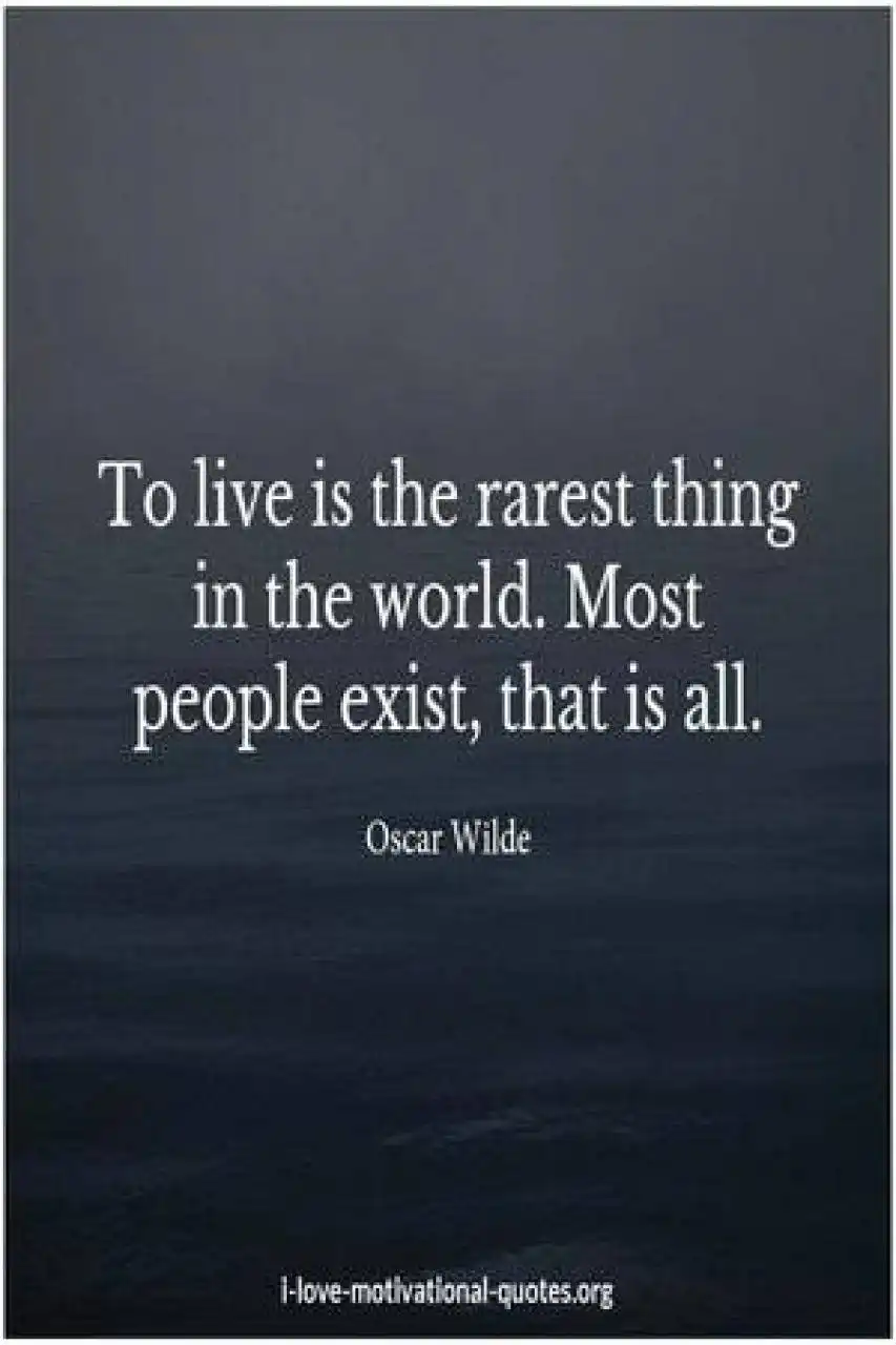 Oscar Wilde quotes about living