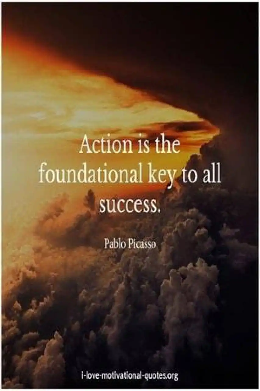 quotes about action and success