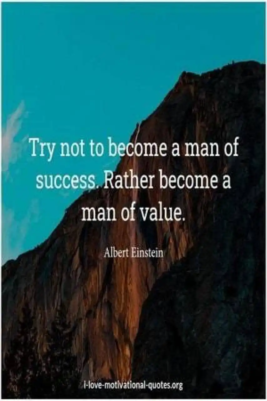 Albert Einstein quote about success