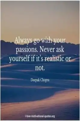 Deepek Chopra quotes on passion