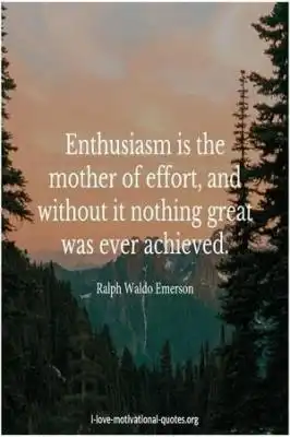 Ralph Waldo Emerson quotes about enthusiasm