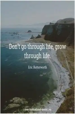 grow through life quote