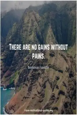 no pains no gains quote