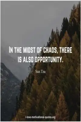 Sun Tzu quote on opportunity