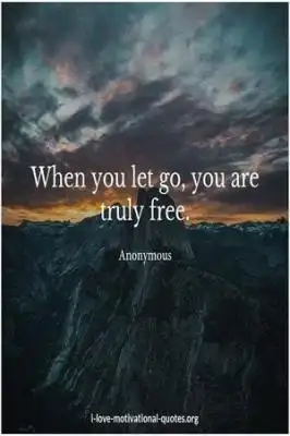 short quote about let go