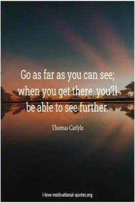 Thomas Carlyle motivational quote
