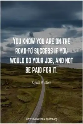 road to success quotes