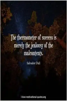 Salvador Dali quotes on success