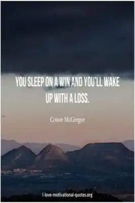 Conor McGregor quotes on winning