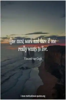 Vincetn van  Gogh about work