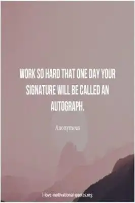 sayings about working hard