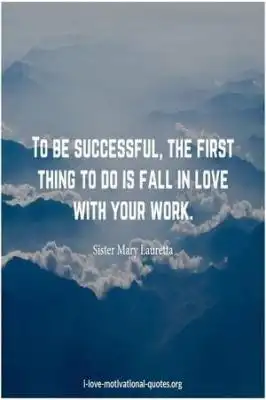 Sister Mary Lauretta quote about work